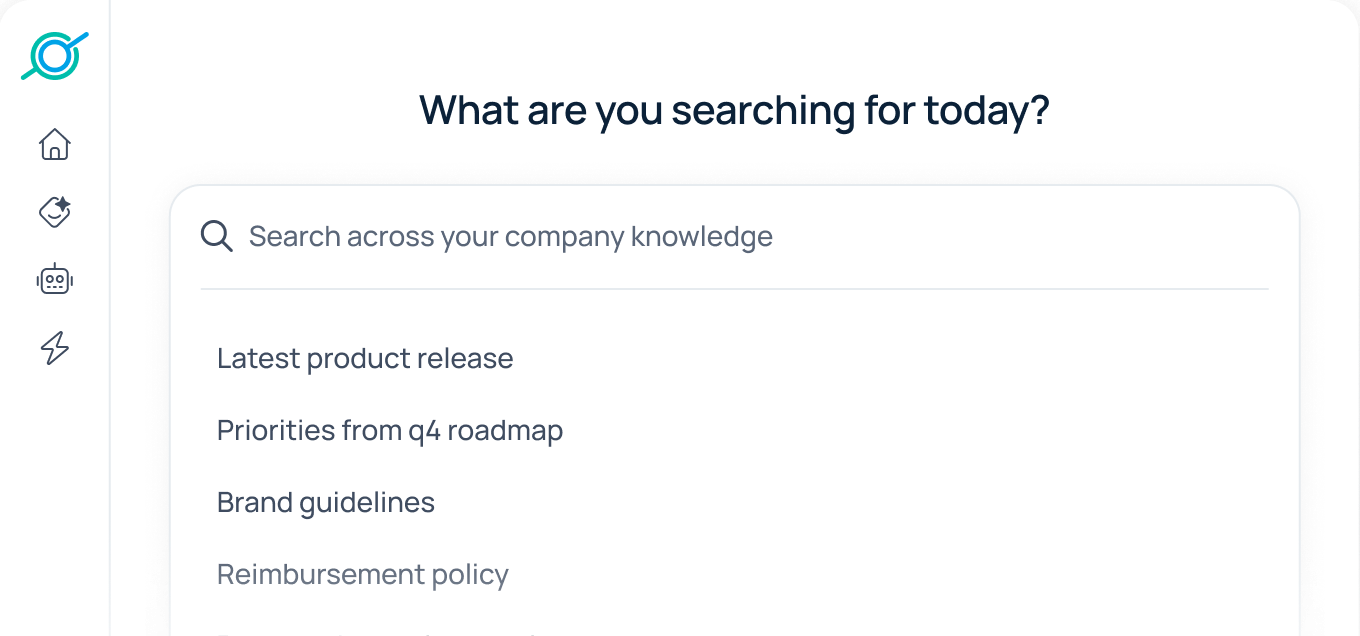 GoSearch AI enterprise search runs one query across Slack, Drive, Jira, Notion, Salesforce, and 100+ apps