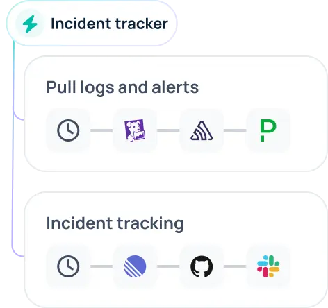 Enterprise search for engineering pulls logs and error reports to automatically update incident trackers