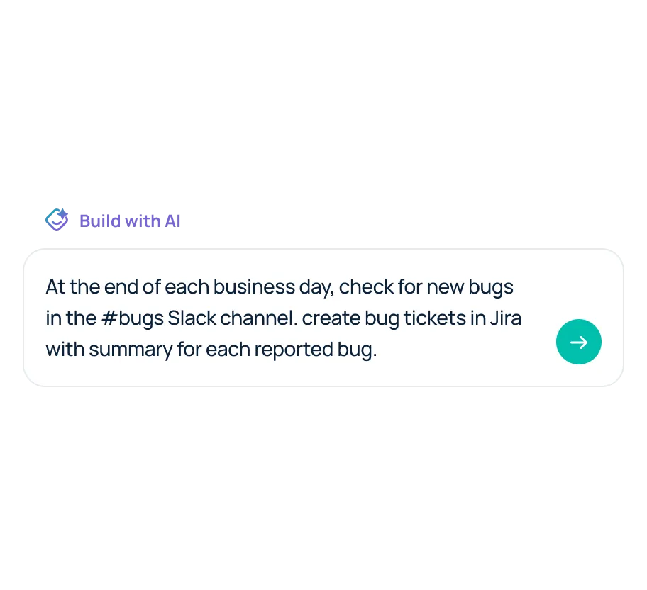GoSearch turns a plain-language request into a daily Jira bug-ticket workflow